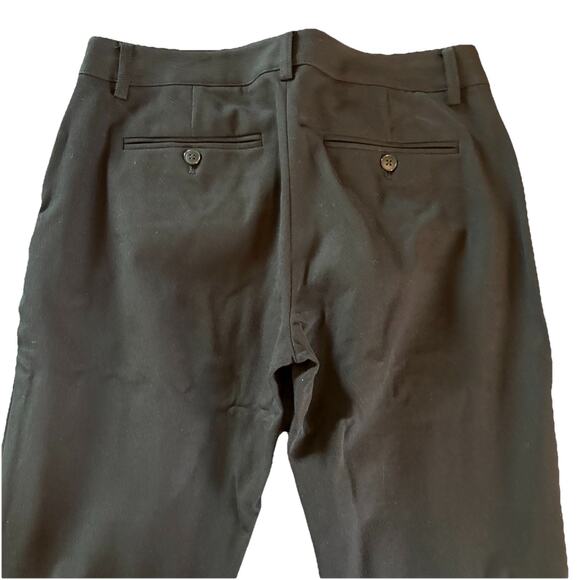 Theory Black Dantey P Basis Pants Women’s Size 6 Made In USA Business Career - Picture 6 of 13